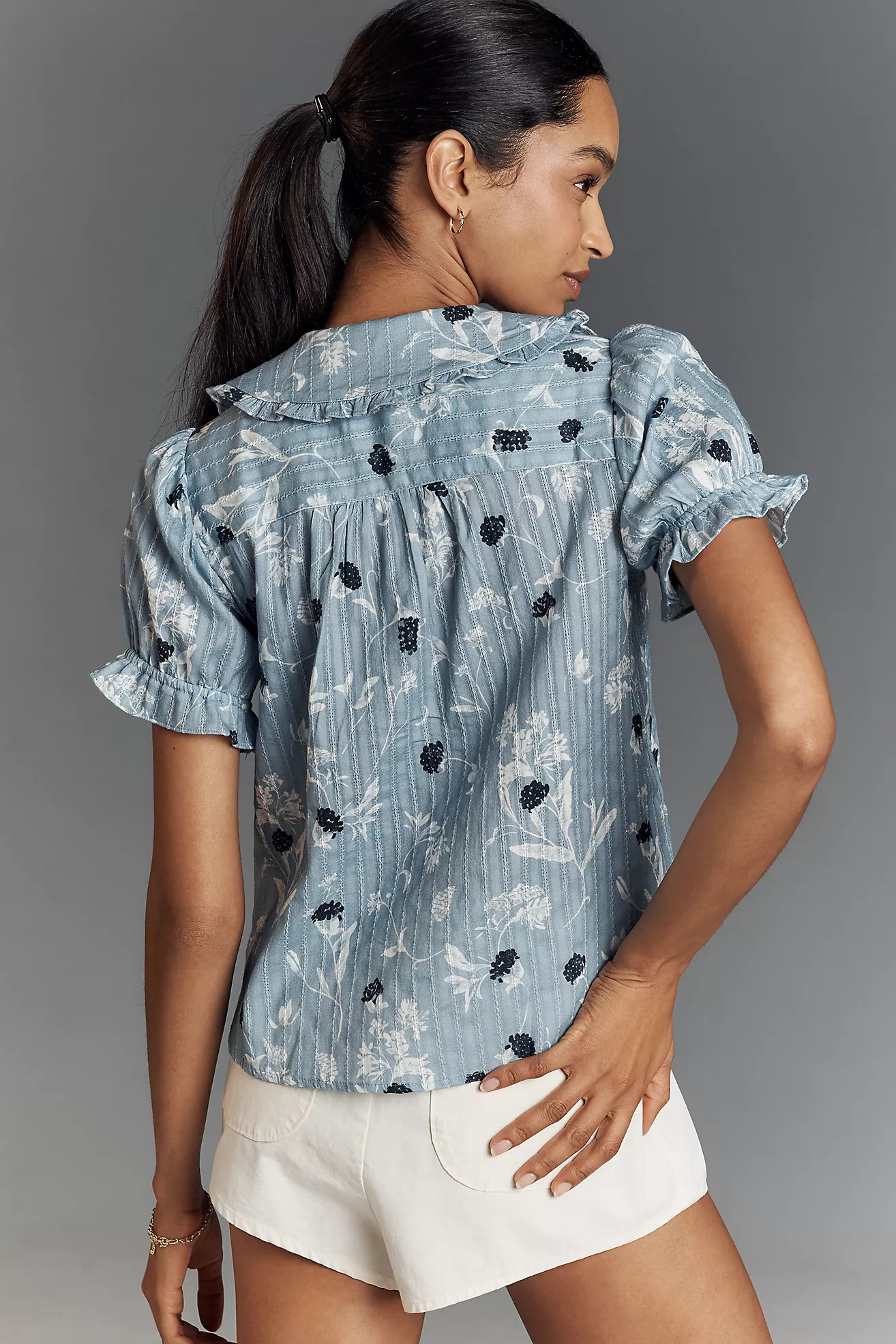 The Keira Blouse by Pilcro | Anthropologie (US)