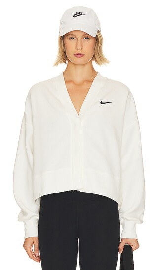 Phoenix Fleece Over-oversized Cardigan in Sail & Black | Revolve Clothing (Global)