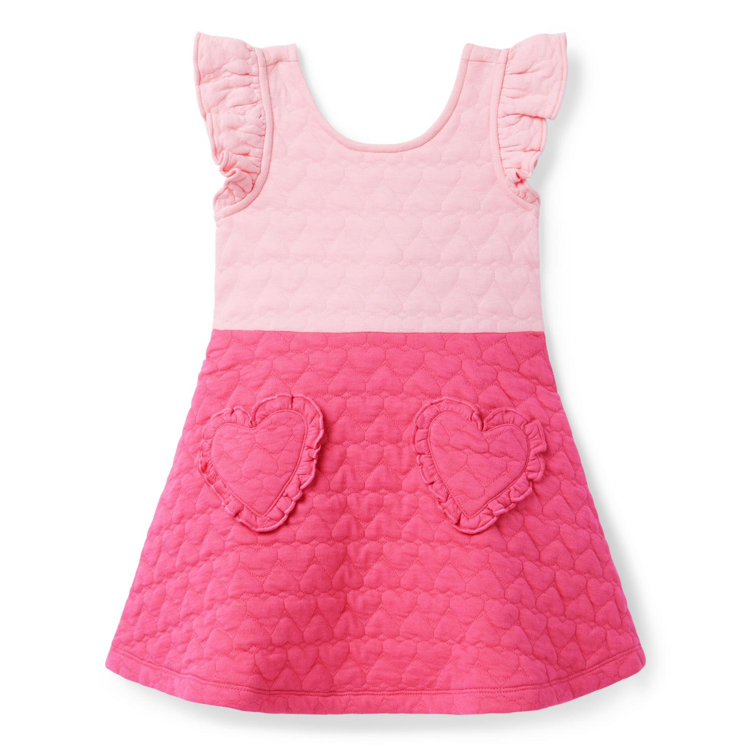 Quilted Heart Pocket Dress | Janie and Jack