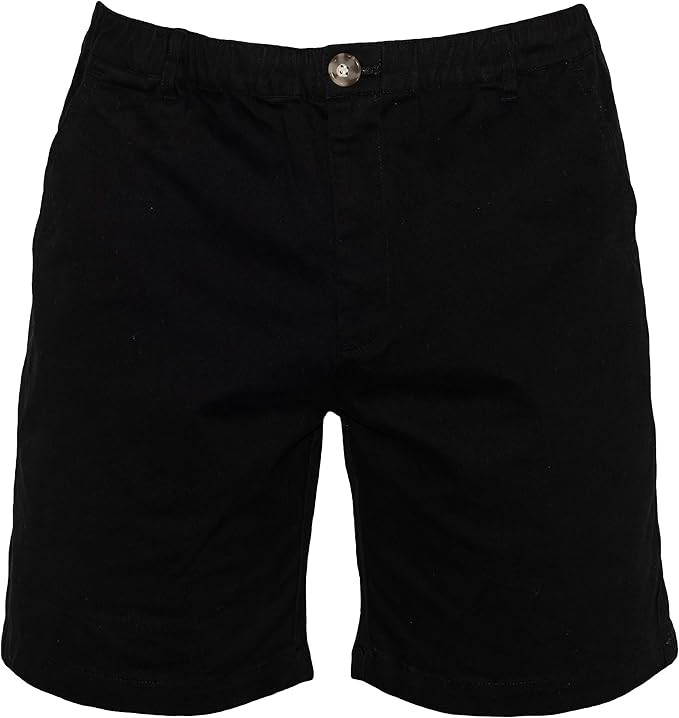 Men's 7" Inseam Elastic-Waist Casual Short Shorts 4-Way Stretch | Amazon (US)