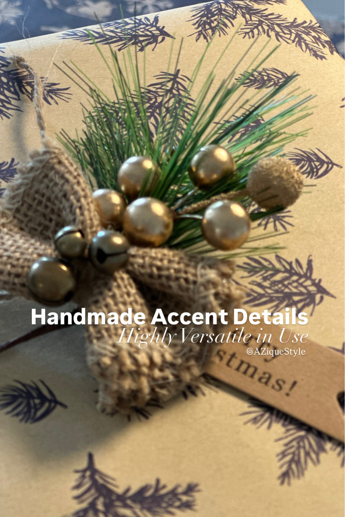 So versatile! Handmade small Christmas decor accessories - can use them for gift wrapping or as gust tags at Christmas dinner table #aziquestyle #christmas2024

#LTKSeasonal #LTKHoliday #LTKParties