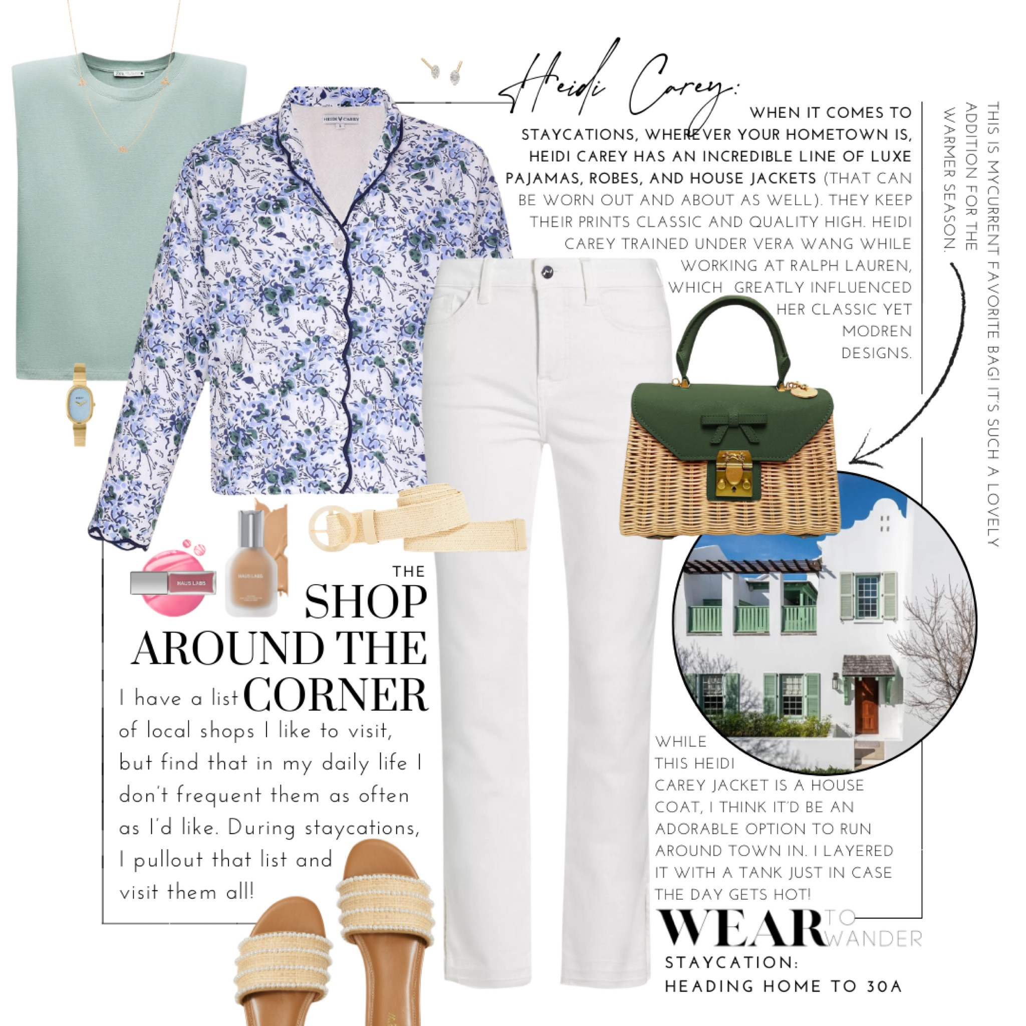 Today happens to be my sweet mom’s birthday, so what better time than to take you all with me on a staycation in my hometown area. From an early age she taught me about the 10 minute vacation where she’d get away to the beach and watch the waves come in. This was a regular occurrence for her and from time to time I’d go with her.

We’d dig out feet into the sand and focus on the crashing waves. I always knew our time was up when my feet had sunk in and my ankles were now covered. Sometimes we’d talk when the waves were quieter but most of these little vacations were spent in silence. Much can be said and felt even in silence, and getting to that place of quiet comfort is the vacation I often need. So whether you have ten minutes, or a whole weekend to explore I hope you take this as a sign to enjoy where you’re living. Find your spot for a ten minute vacation and mentally take it easy. 

Many of your are heading to my hometown area of 30a and Destin this spring and summer, so I’m sharing my favorite spots from a true local’s perspective. If you are heading there and have a question about it, please reach out! I love my beach town home and will happily answer questions you have.  

Tonight’s looks all include pieces from @heidicareydesigns. I’d highly recommend their beautiful line of pajamas and accessories for your staycation starting point! #heidicareydesign 



#LTKstyletip #LTKGiftGuide #LTKSeasonal