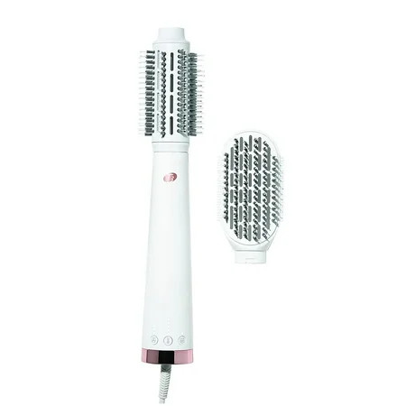 Hair Dryers T3 Airebrush Duo Interchangeable Hot Air Blow Dry White/Rose Gold | Walmart (US)