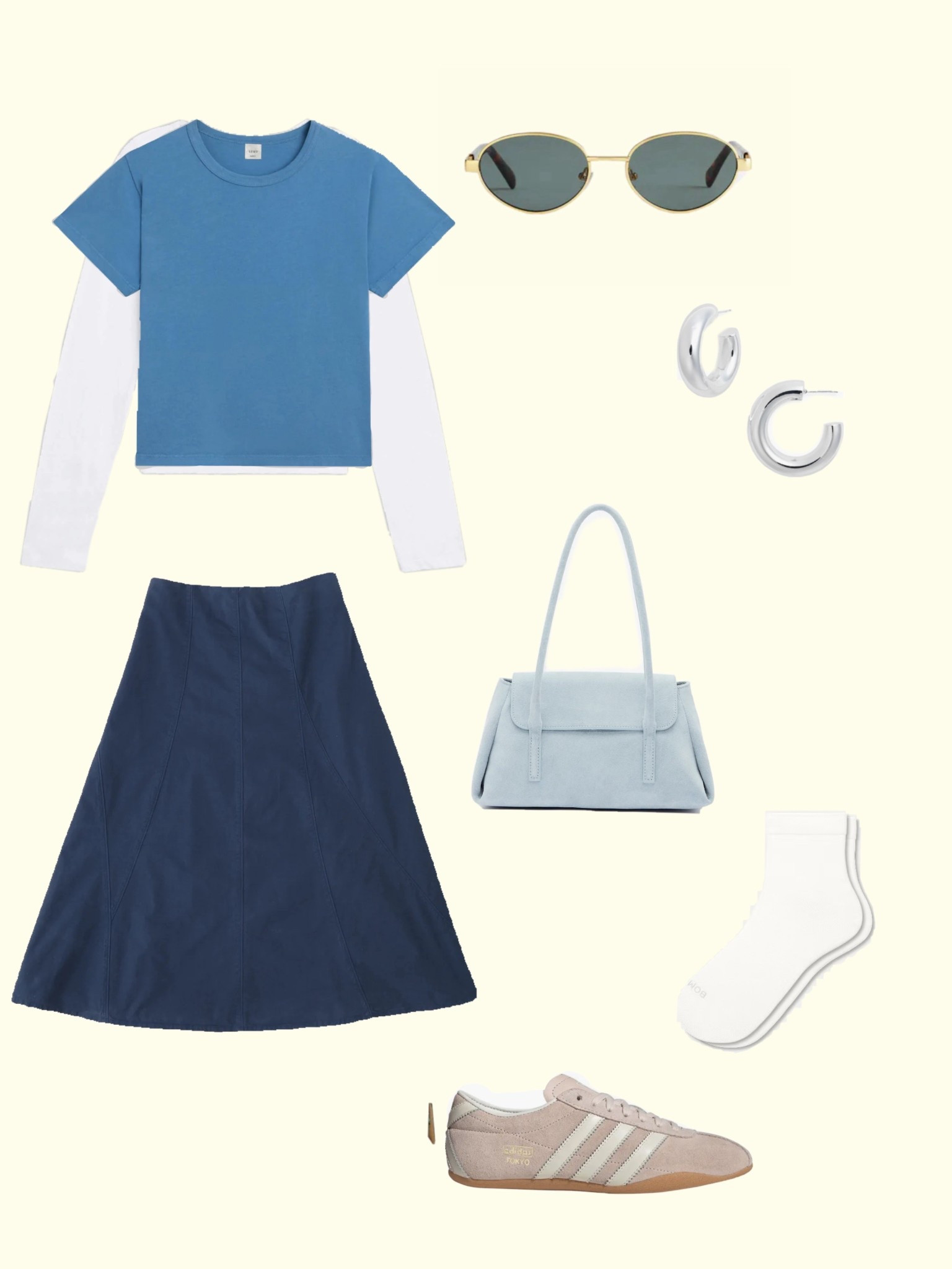 a causal maxi skirt fall fit! (Maxi skirt)