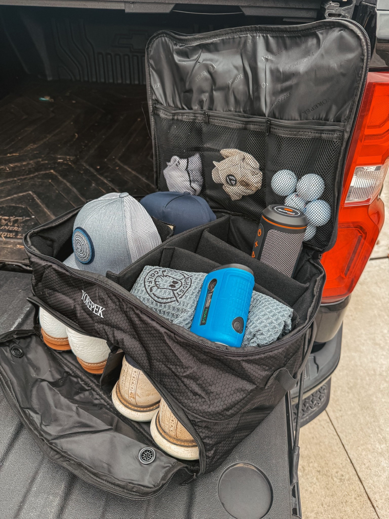 Every man could use this golf trunk organizer! I love that it has a separate slot for his shoes! Makes pulling up to the course much easier!

#LTKGiftGuide #LTKHoliday #LTKMens