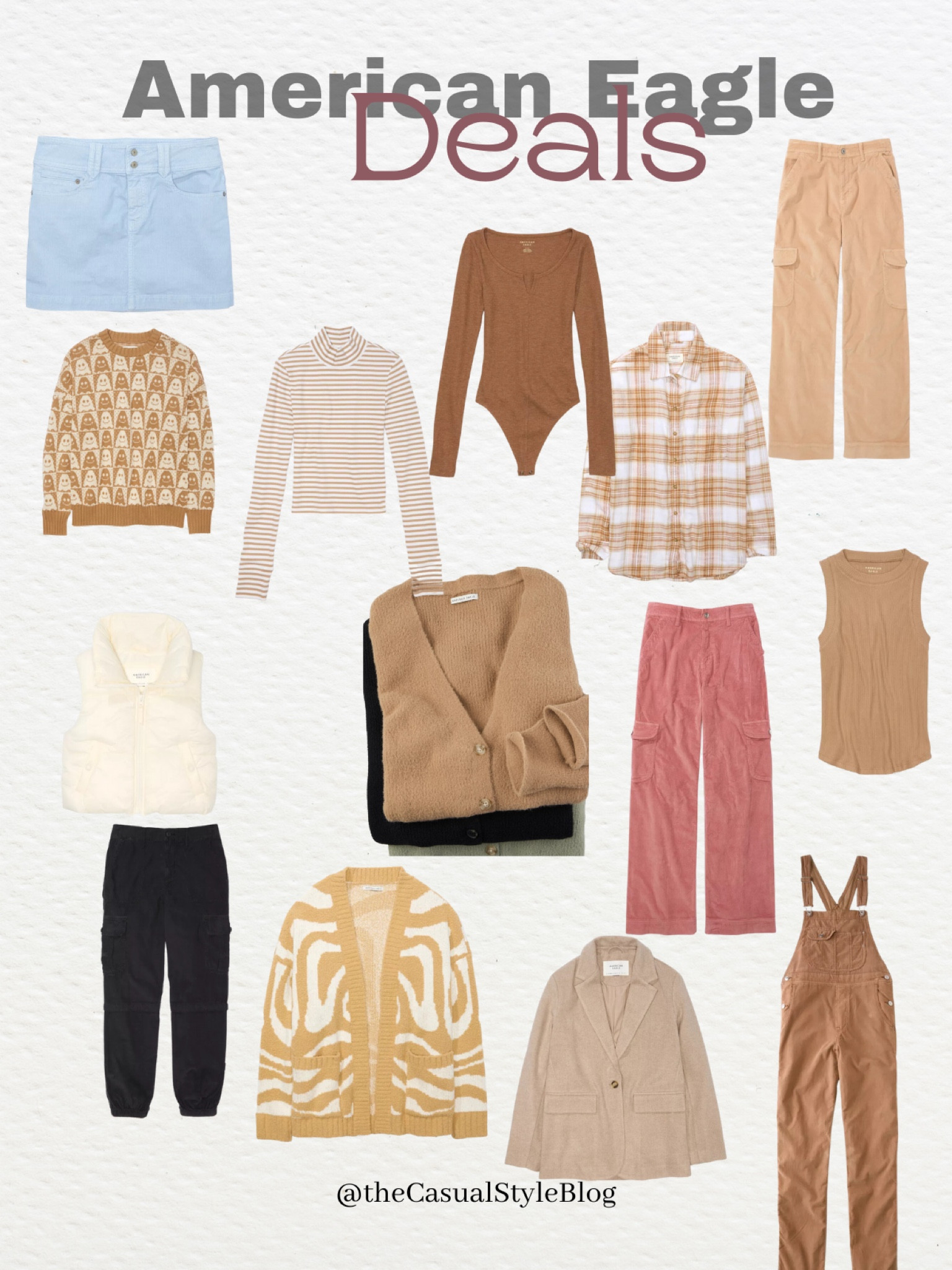 Fall capsule from American Eagle! 



#LTKfindsunder50 #LTKSeasonal #LTKSale