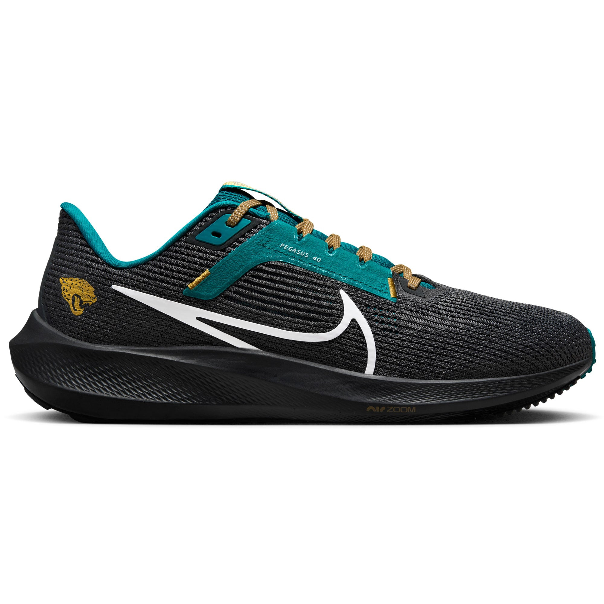 Jacksonville Jaguars Nike Unisex Zoom Pegasus 40 Running Shoe - Anthracite | Fanatics