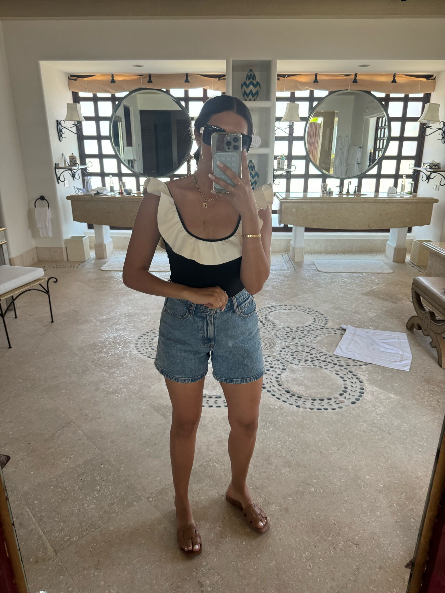 Swim: small
Shorts: 28 

If you’re looking for a high quality and unique swim, show me your Mumu has been my go to lately. 

#LTKstyletip