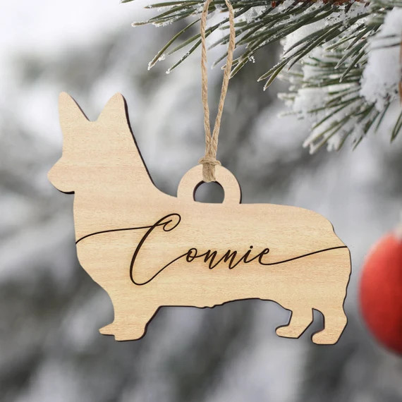 Custom Dog Ornament - Custom Pet Ornament - Dog Ornament Personalized - Personalized Dog Ornament... | Etsy (US)