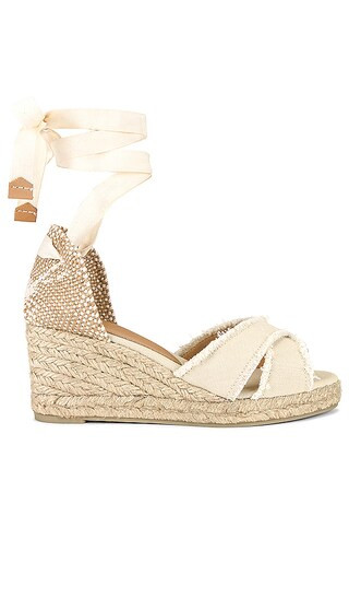 Castaner Bluma Wedge in Neutral. - size 37 (also in 38, 39) | Revolve Clothing (Global)