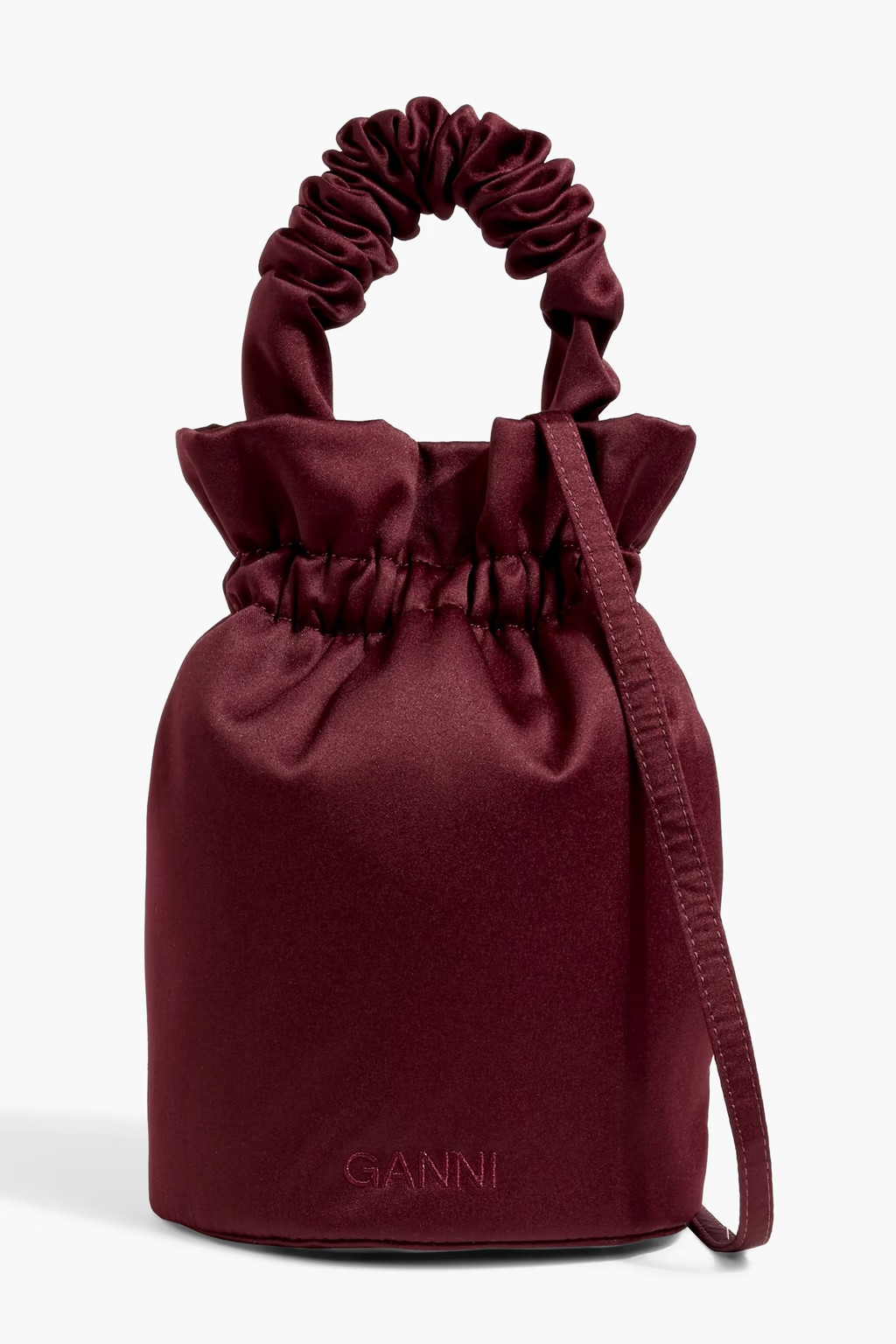 Satin bucket bag | The Outnet (US and CA)