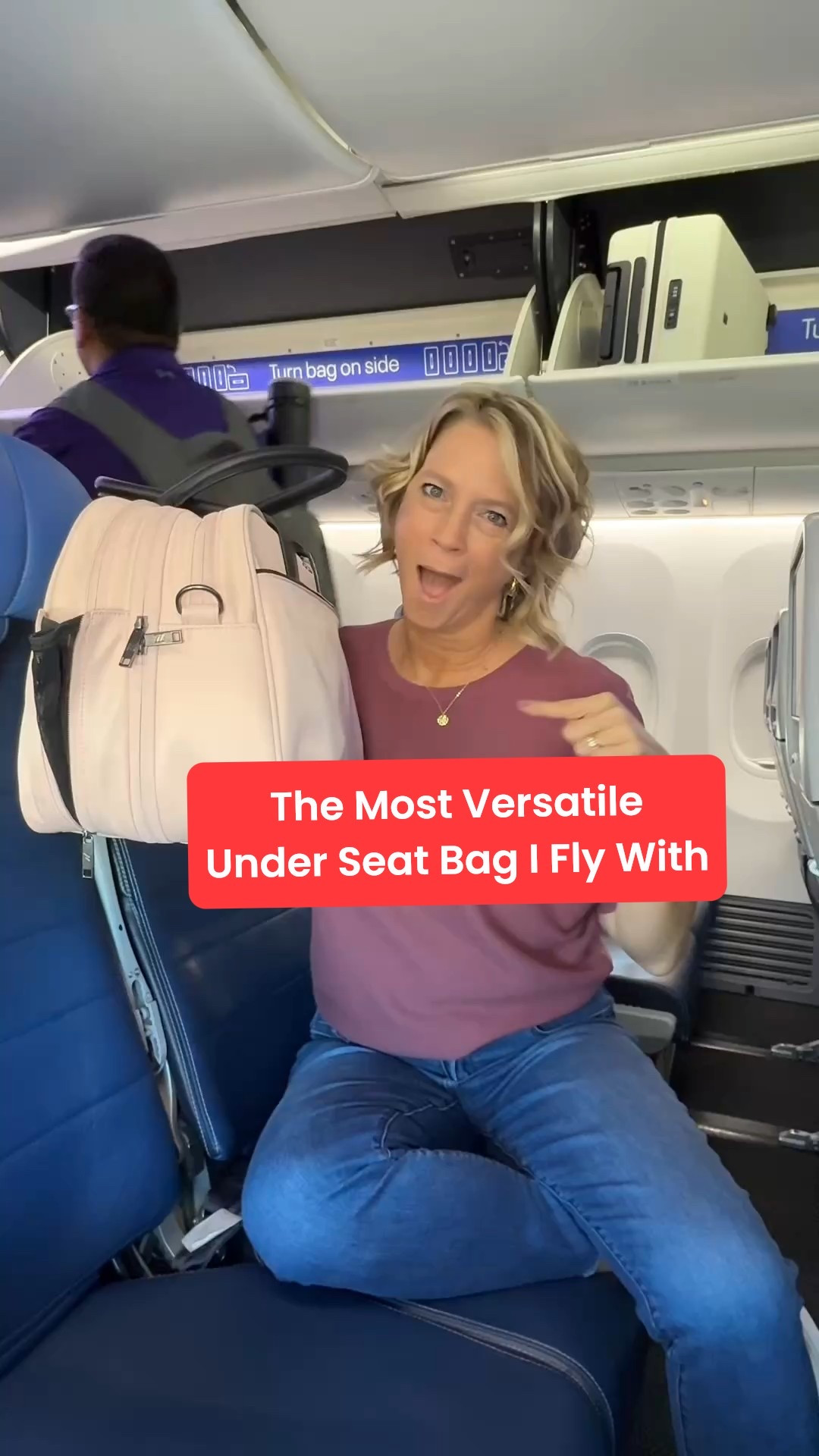 MAJOR SALE!
This bag's magical feature that lets you access everything midflight 💙
The front pocket of my @nomadlane Bento Bag is deep and long. 2 top loading
pockets for easy access in airport security, including a hidden pocket
that goes all the way to the bottom. Just zip up the bottle holder
pocket for a streamlined look and feel. But the magic feature of this
personal item bag is that you can open it all the way flat in your airplane
seat, but you do not have to. Just go in from the top with the zippers
that go over the edges.
November 12 - 26 get these 2 discounts:
20% off sitewide
25% off orders over $350
For November 27 - December 2 get these discounts:
20% off sitewide
25% off orders over $350
PLUS a Free Tabi Passport Wallet with every order
👨🏼‍✈️I’m a Houston pilot wife sharing tips to help you “travel the globe
without a worry in the world” on YTube and IG. #traveltips #underseat 
under seat, underseater

#LTKTravel #LTKOver40
