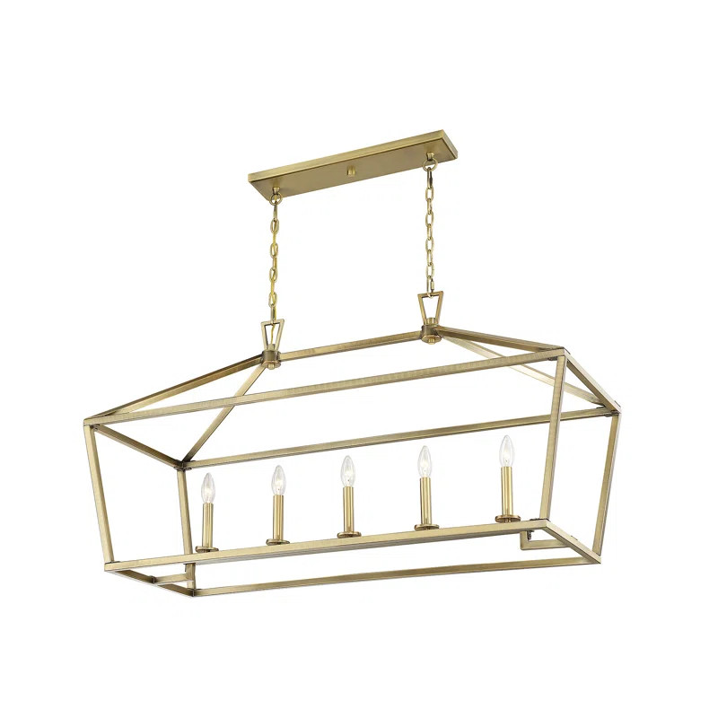 Israel 5-Light Kitchen Island Linear Pendant | Wayfair North America