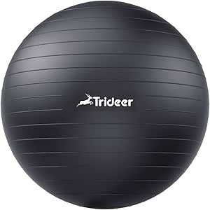 Trideer Yoga Ball Exercise Ball, 5 Sizes Ball Chair, Heavy Duty Swiss Ball for Balance, Stability... | Amazon (US)