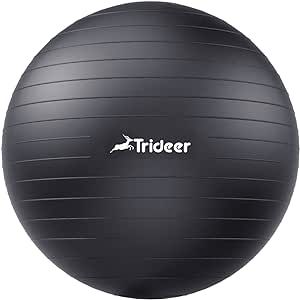 Trideer Yoga Ball Exercise Ball, 5 Sizes Ball Chair, Heavy Duty Swiss Ball for Balance, Stability... | Amazon (US)
