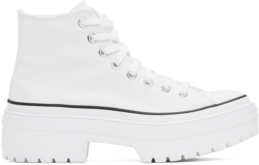 Converse White Chuck Taylor All Star Lugged Platform Sneakers | SSENSE