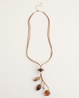 Mixed-Print Y-Necklace | Chico's