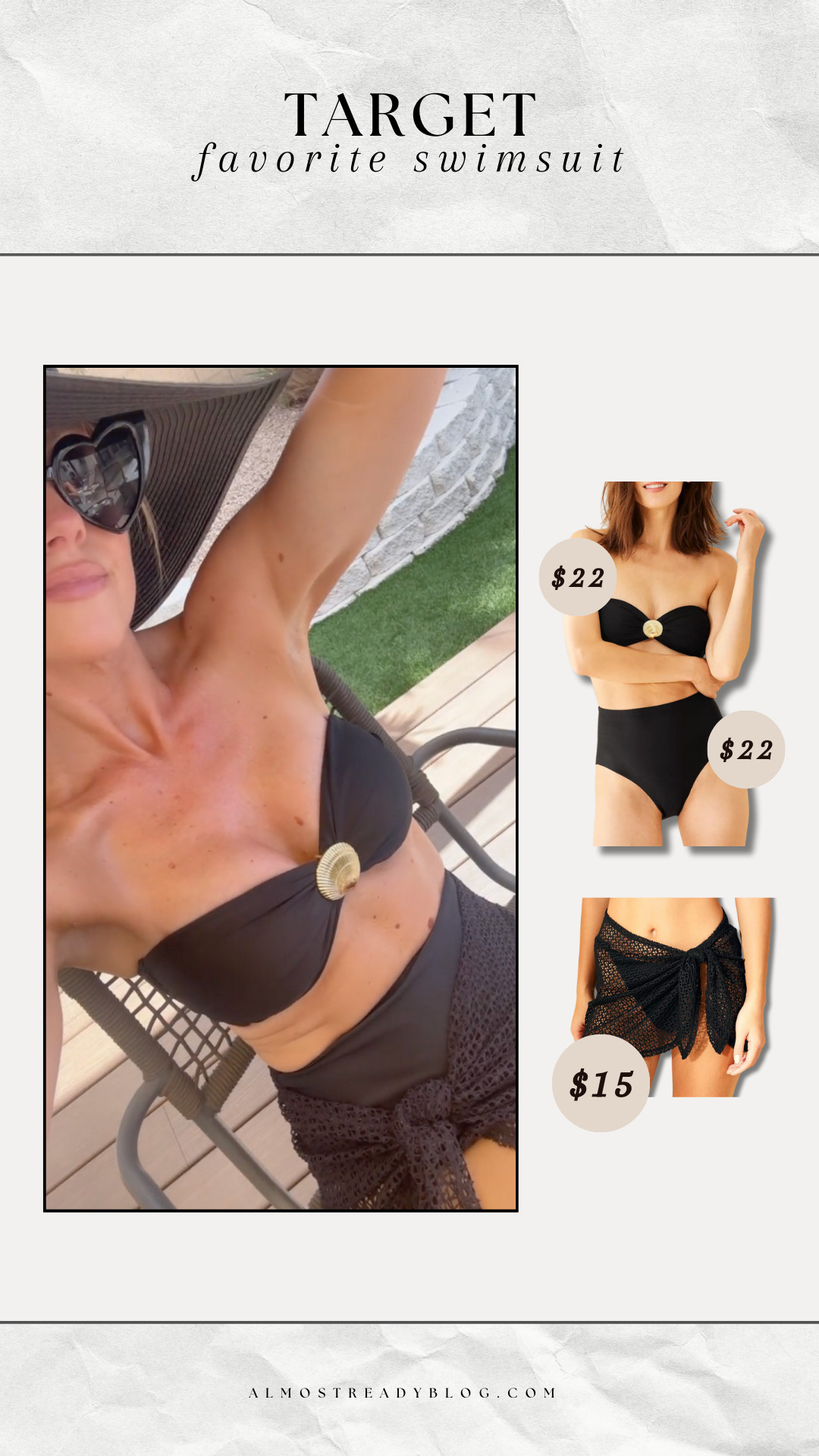 My favorite swimsuit from Target! So cute and affordable!

spring fashion, vacation wear, resort wear, bikini, finds under 50, watchnow, target fashion, amanda west 

 #LTKSeasonal #LTKFindsUnder50 #LTKStyleTip