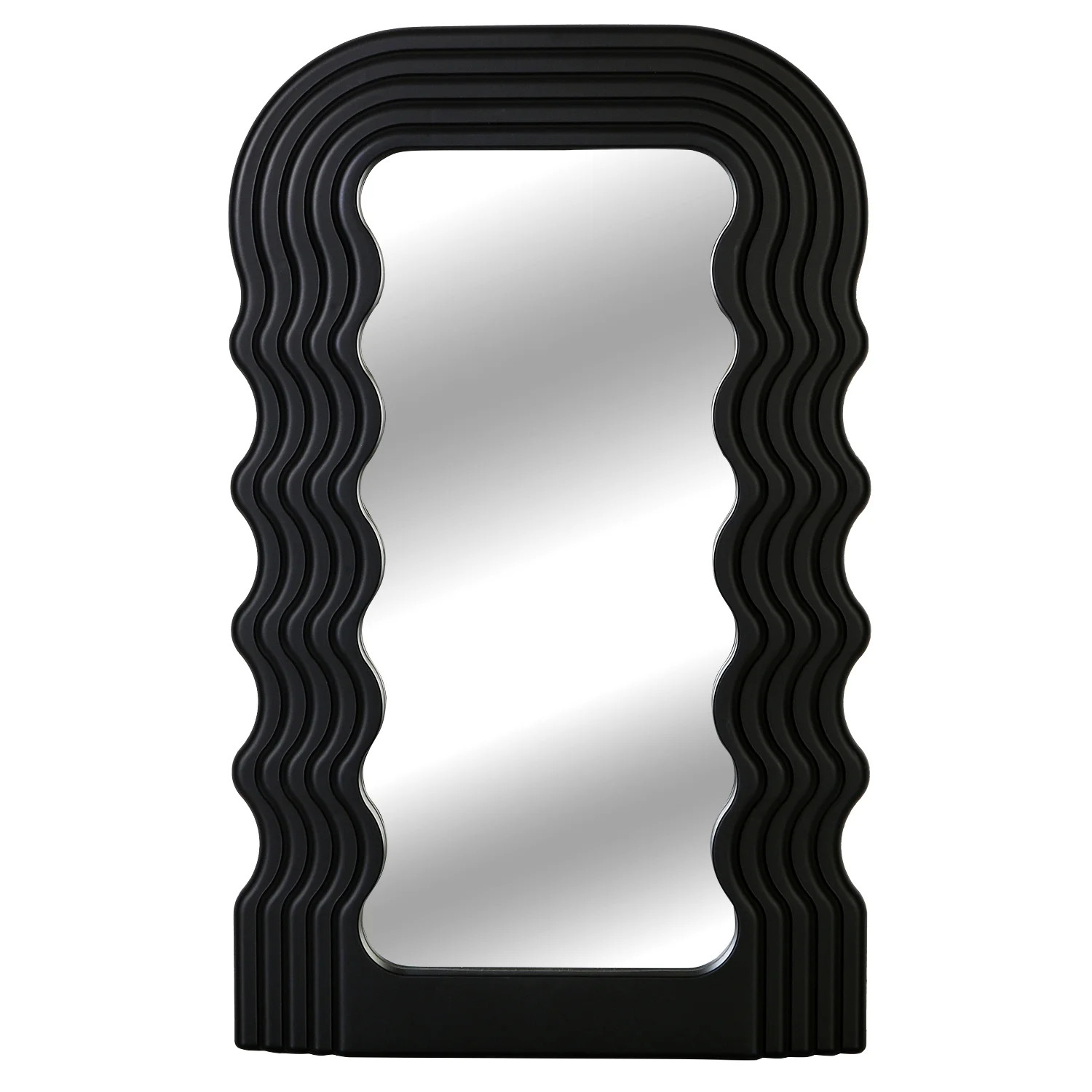 Simmer Stone Wave Pattern Irregular Makeup Mirror Tabletop Vanity/ Cosmetic Desktop Mirror Hangin... | Walmart (US)