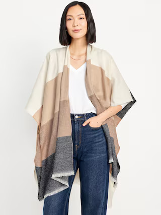 Flannel Poncho | Old Navy (US)