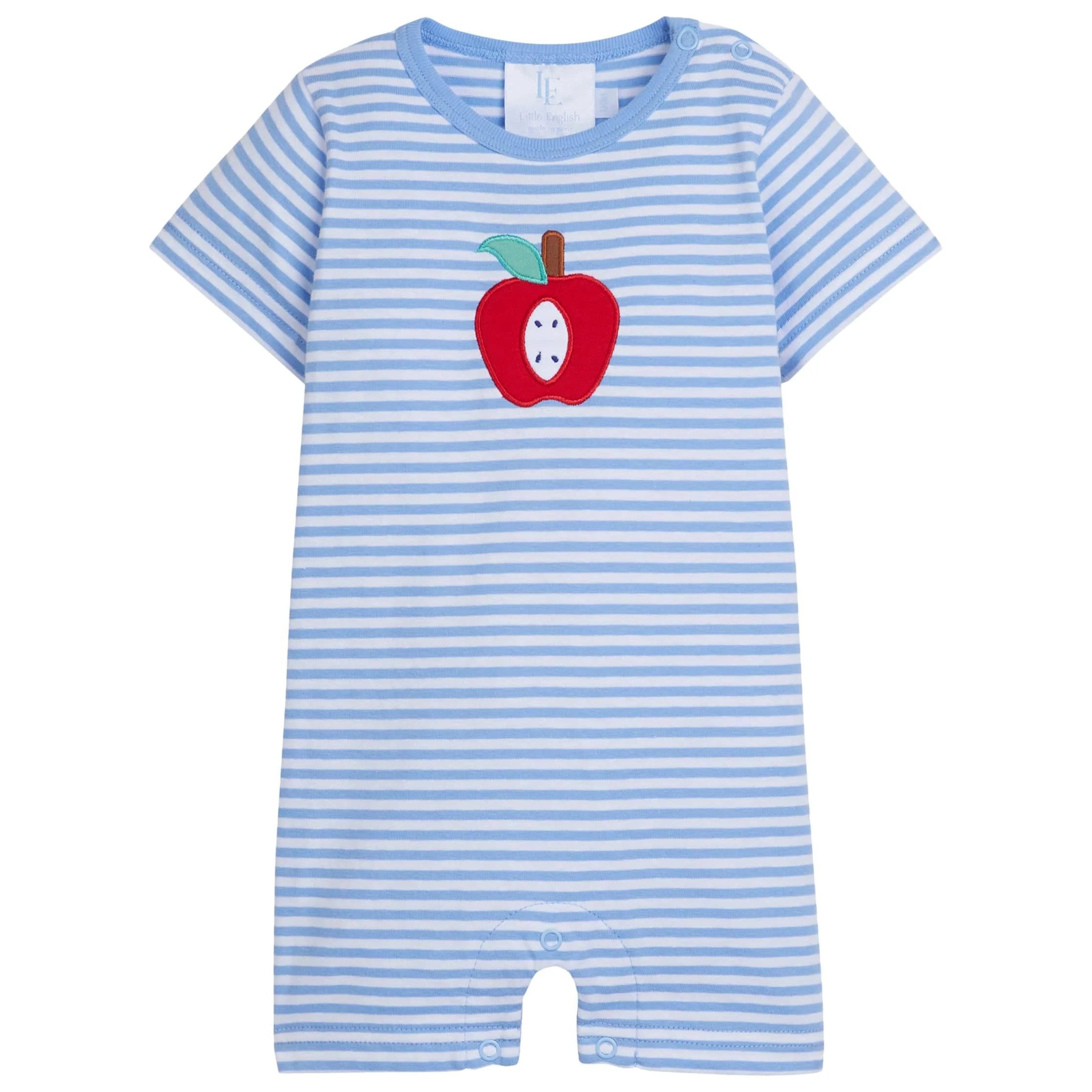 Applique Romper - Apple | Little English