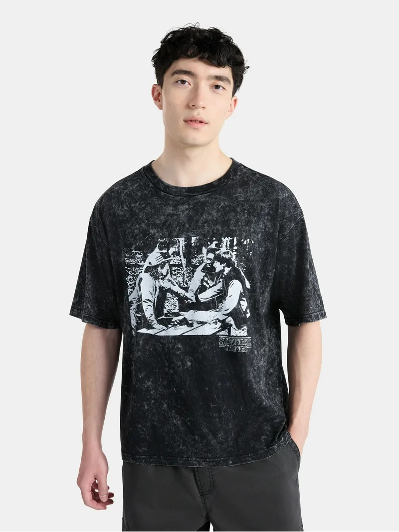 Netflix Stranger Things Strange Adventure Oversized Graphic T-Shirt from No Boundaries, Men's & B... | Walmart (US)