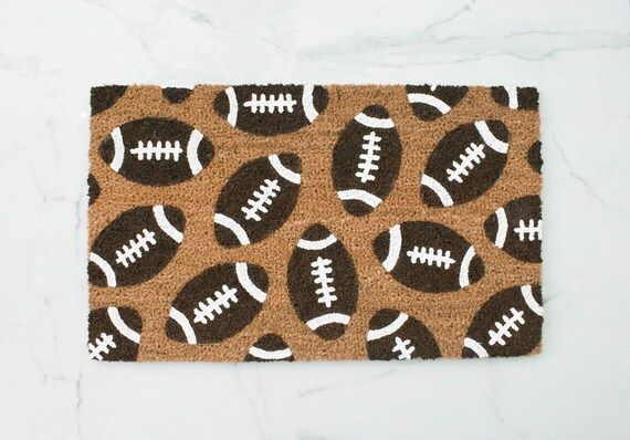 Football Doormat Welcome Mat Cute Doormat Outdoor Rug Fall | Etsy | Etsy (US)