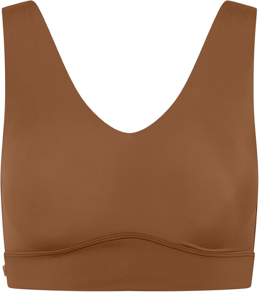 Bliss Bralette - Ultra-Soft and Lightweight V-Neck Bralette - Wireless Bras for Women | Amazon (US)