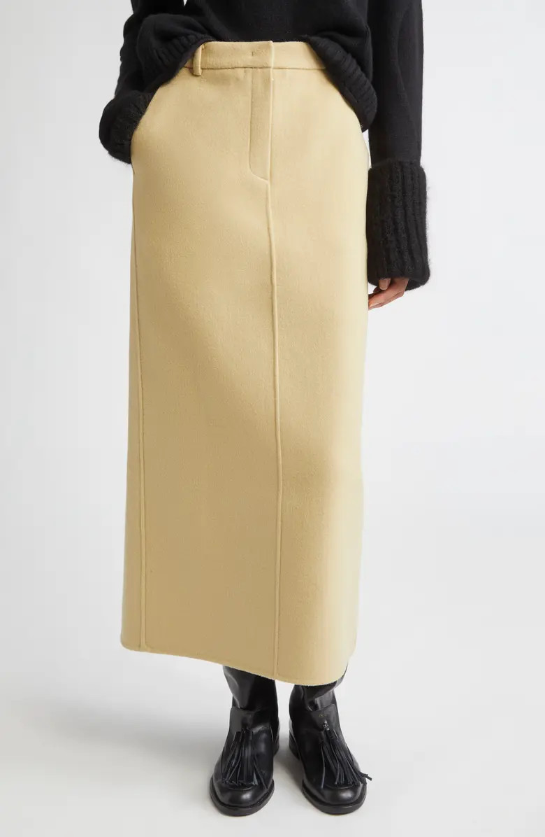 Wool & Cashmere Straight Skirt | Nordstrom