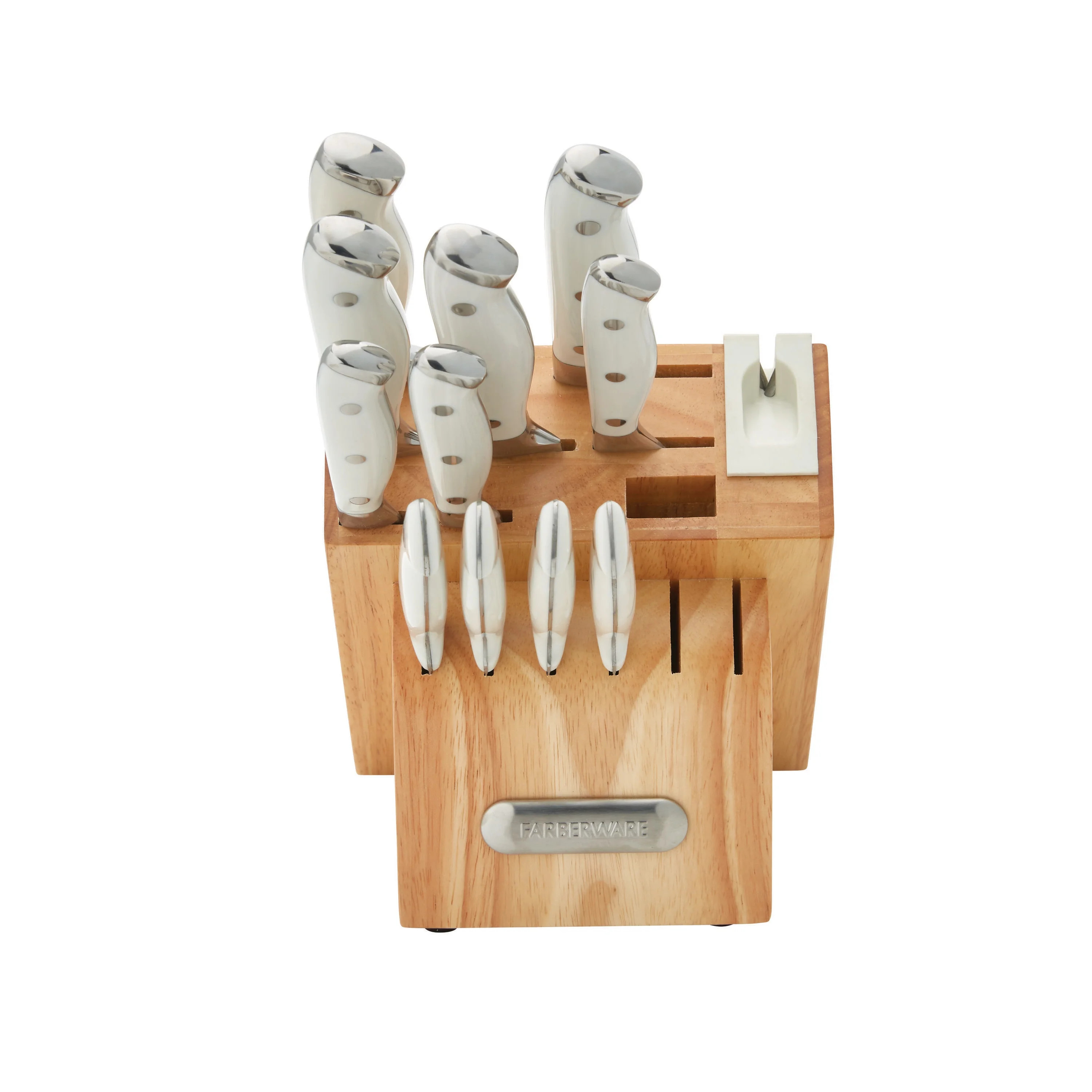 Farberware Edgekeeper 15-piece Forged Knife Block Set with Built-in Knife Sharpener | Walmart (US)