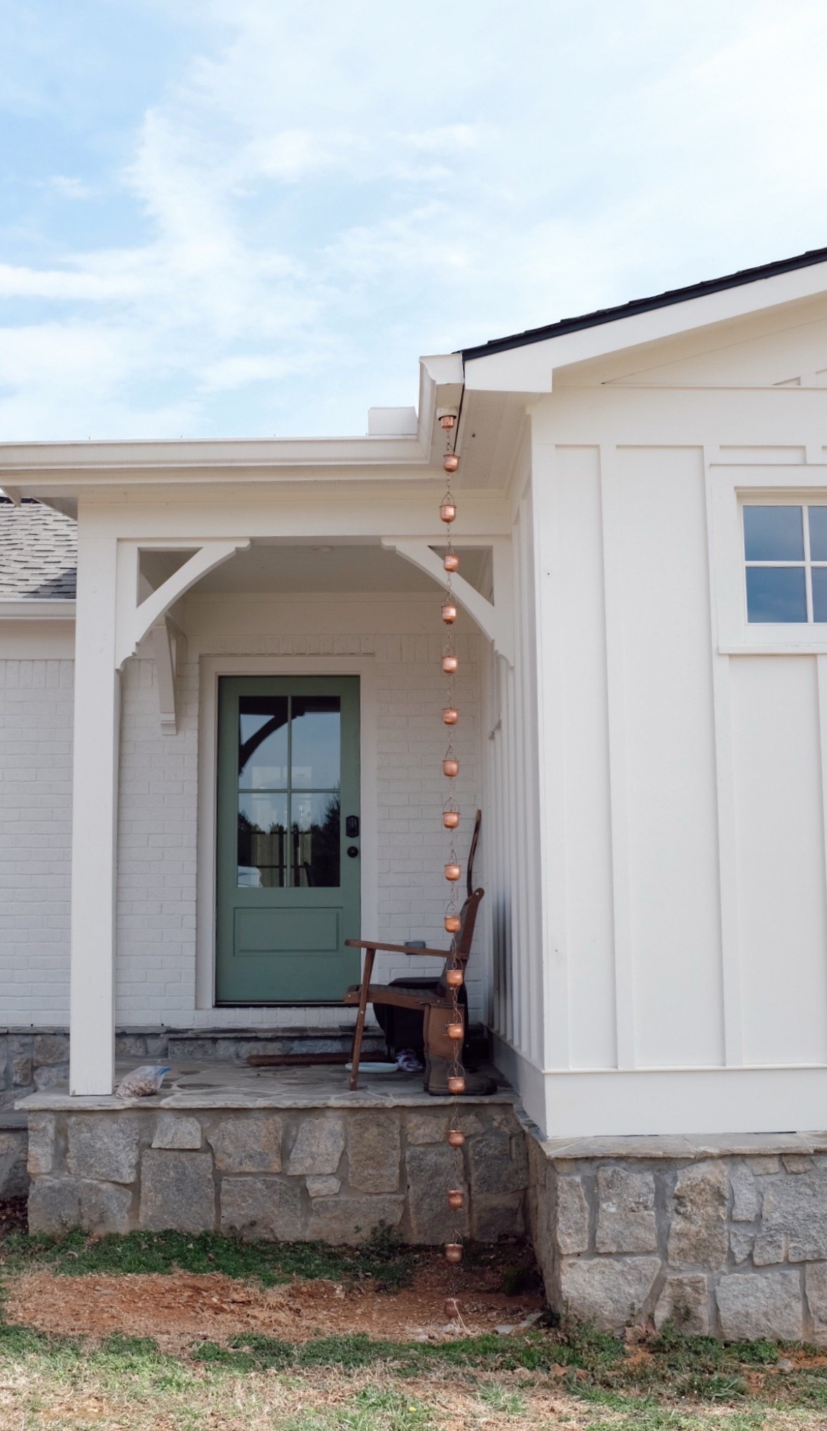Copper rain chain April rains we love this! #exteriors

#LTKHome