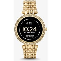 MK Gen 5E Darci Pavé Gold-Tone Smartwatch - Gold - Michael Kors | Michael Kors (UK)