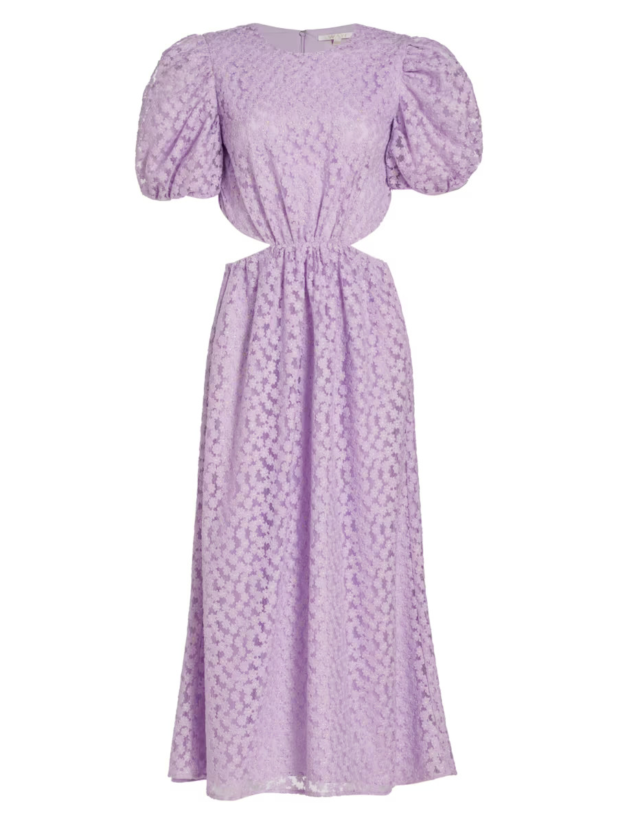 Wayf Cut-Out Midi-Dress | Saks Fifth Avenue
