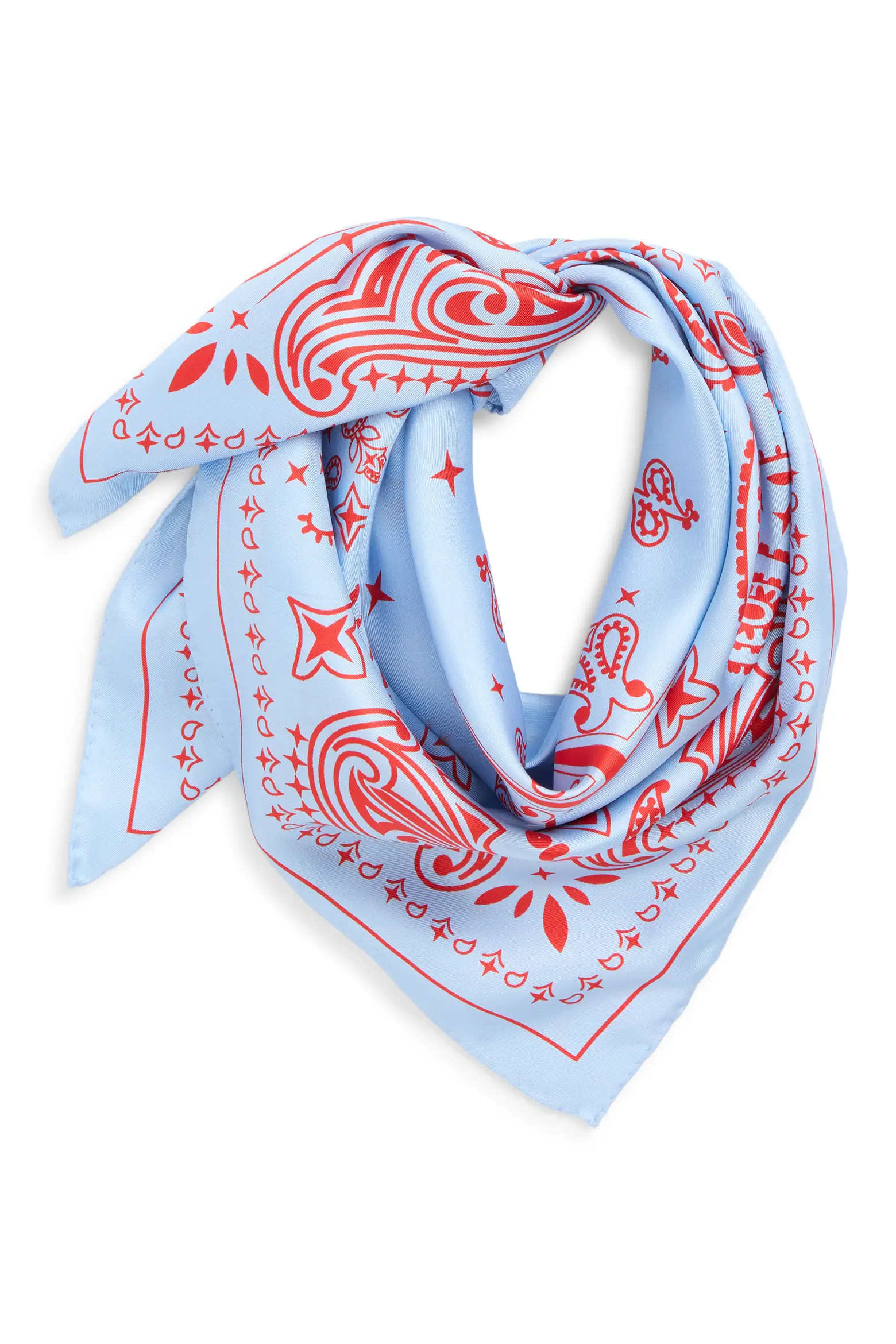 Lost Pattern Paisley Silk Bandana (Women) | Nordstrom | Nordstrom
