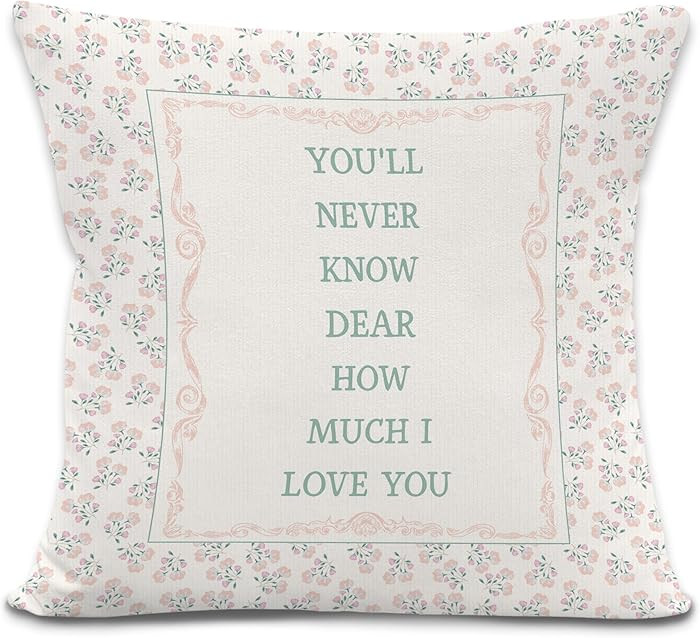 Baby Girl Nursery Decor, Vintage Floral Girl Nursery Throw Pillow Covers, Flower Decorative Pillo... | Amazon (US)