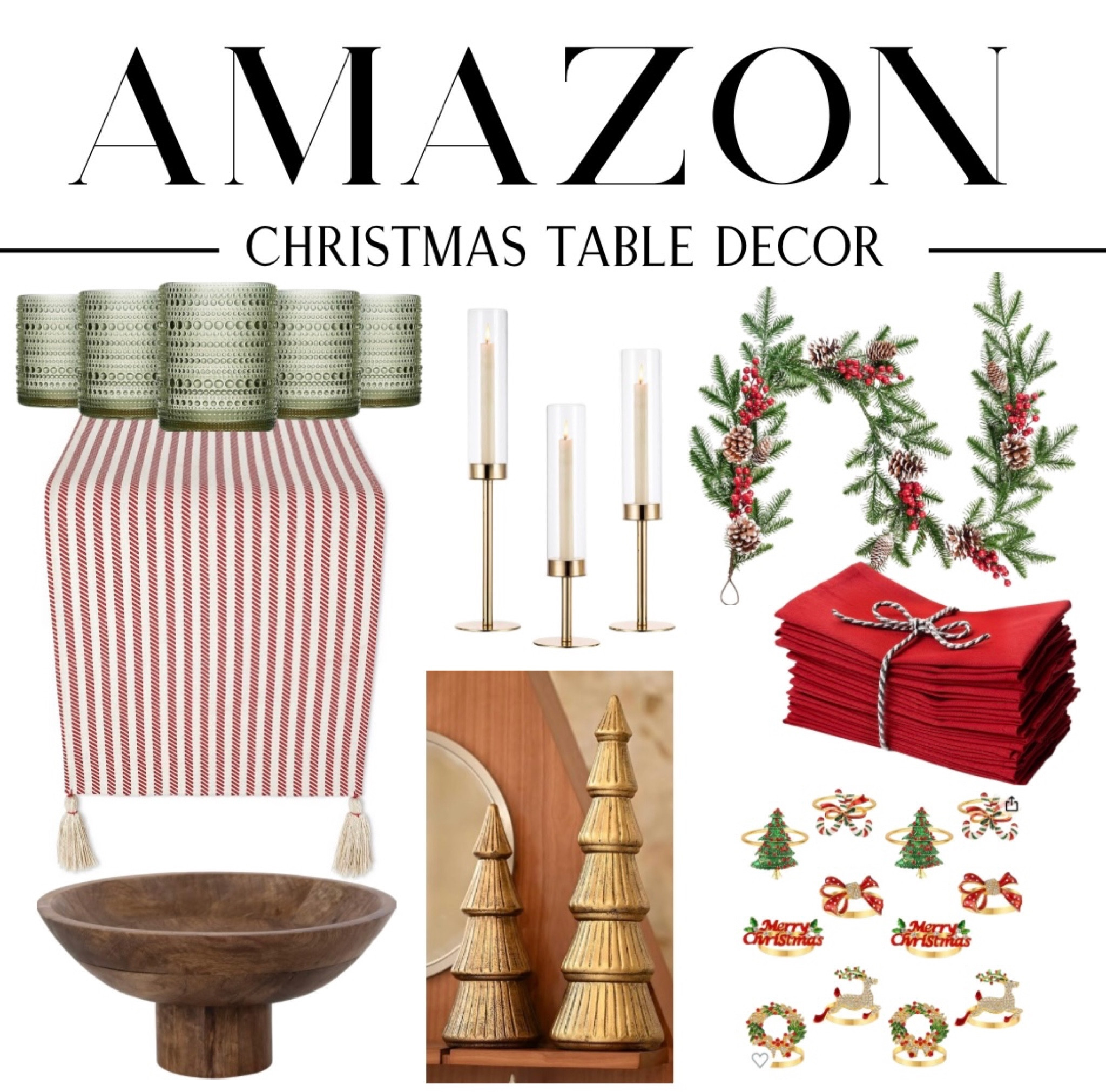 Who is hosting Christmas dinner this year?!🎄
Shop some of my favorite items for a modern, stylish table setting!

#LTKSeasonal #LTKHoliday #LTKhome