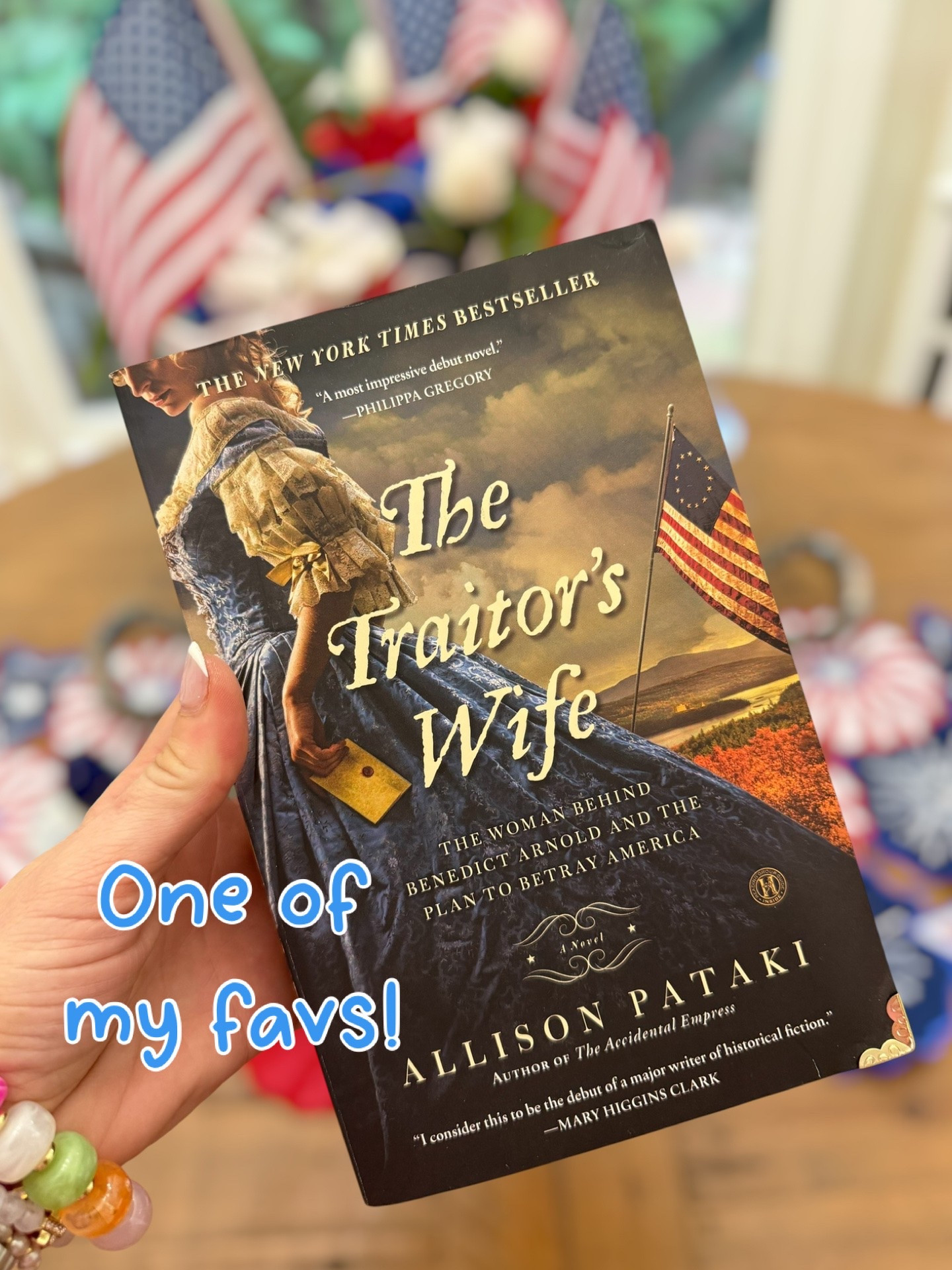 Patriotic Historical Fiction Read 🇺🇸📚✨

If you love historical fiction, this one is such a fascinating read ❤️ The Traitor’s Wife dives into the story behind Benedict Arnold’s betrayal through the eyes of Peggy Shippen Arnold 👀 Perfect for adding to your patriotic summer reading list, especially leading up to the Fourth of July 🇺🇸✨

Patriotic books, historical fiction books, summer reading list, Revolutionary War fiction, Fourth of July books, book recommendations, historical fiction lover, cozy reading, patriotic decor, summer book club 📚❤️🤍💙✨

#LTKmomlife #LTKHome #LTKdayinmylife