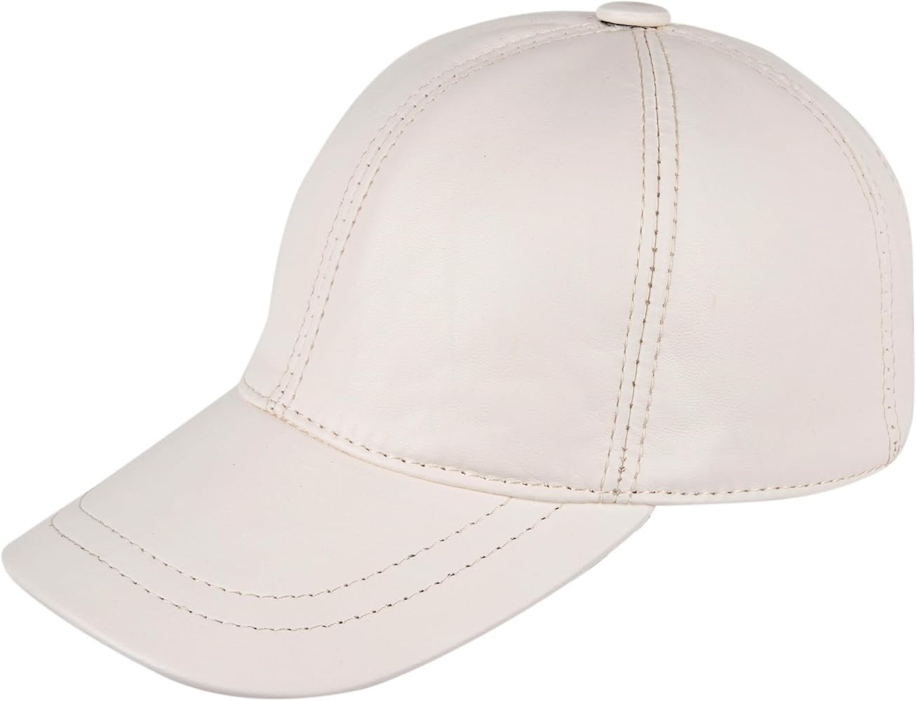 Genuine Leather Unisex Baseball Cap - 100% Sheep Leather Mens and Womens Baseball Cap with Adjust... | Amazon (US)