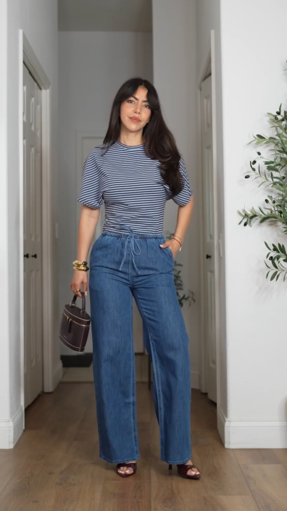 Casual outfit with denim drawstring pants and a striped tee ☺️

Linking more Spring outfits I just got in from H&M below!

Spring outfit ideas, casual outfits, everyday outfit ideas, H&M outfit, casual style

#LTKgrwm #LTKootd #LTKSeasonal