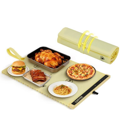 Dual-Zone Electric Food Warming Mat with 6 Temp Settings, Timer, Child Lock, Fast Heating, Easy-Clean Portable Tray for Parties, Buffet, Dining Table | Target