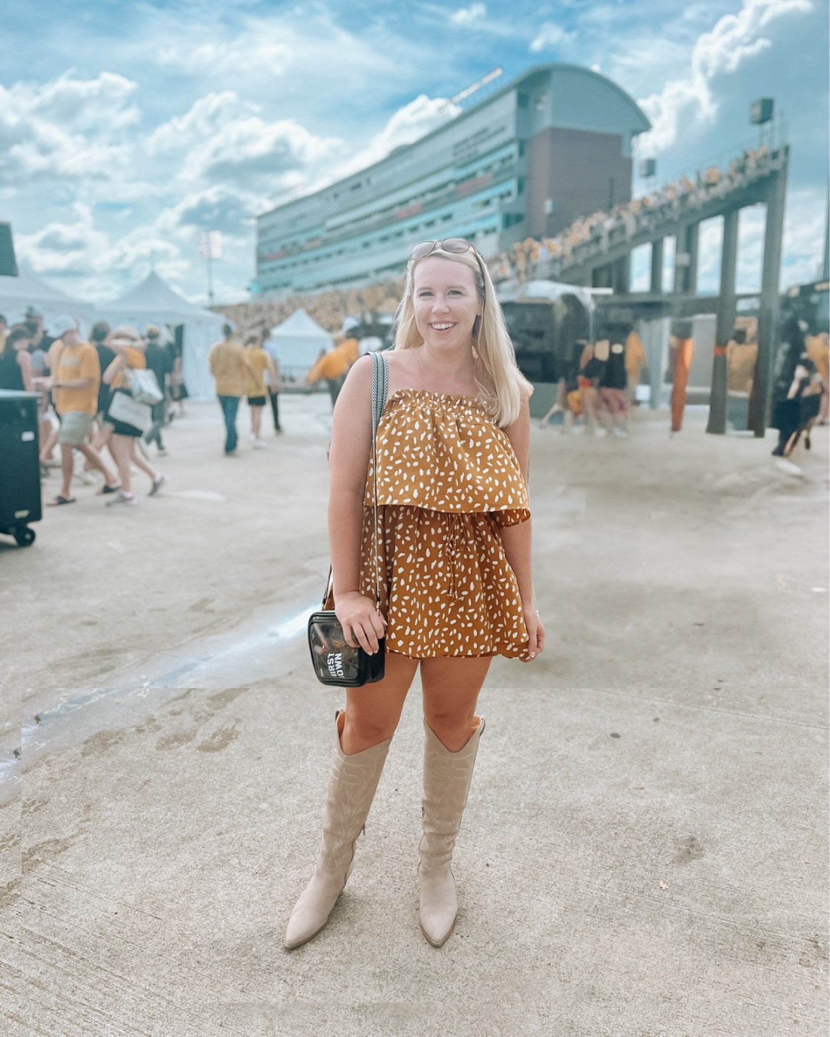 Today’s Mizzou Game Day Outfit! Linked the boots & game day bag I always wear (romper is local so can’t link)

#LTKstyletip #LTKU #LTKSeasonal