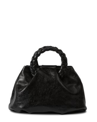 Bombon M Supple Shiny Leather Pleated Crossbody | Bloomingdale's (AU)