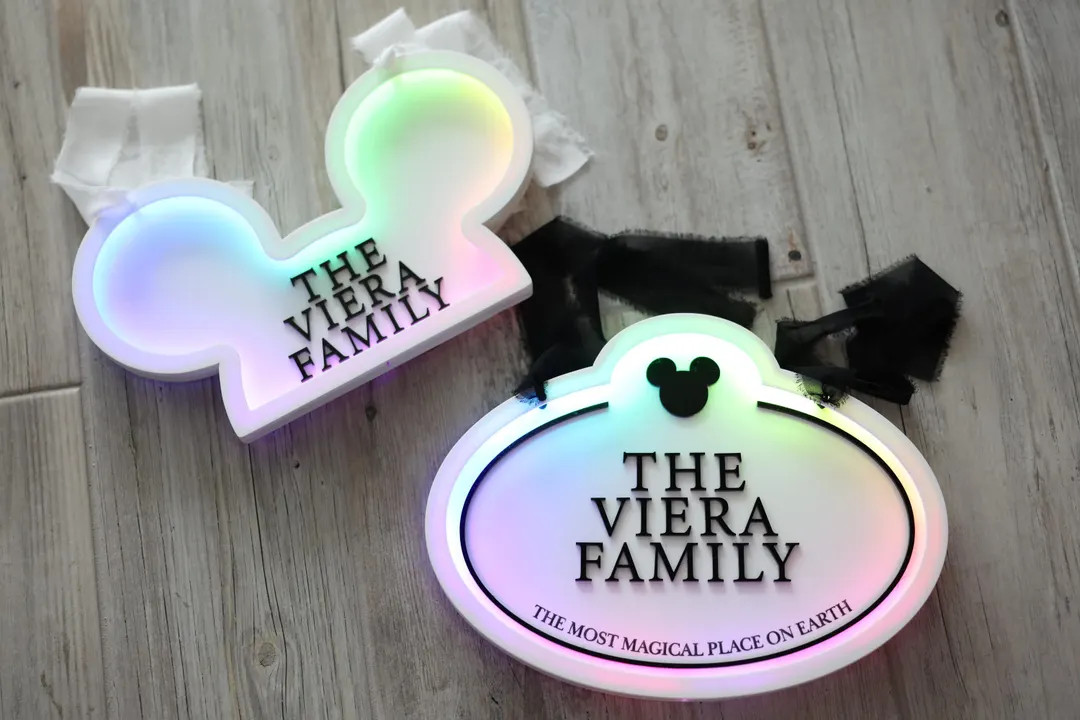 Light up Stroller Tag LED Stroller Tag Stroller Accessories Stroller Sign Personalized Stroller T... | Etsy (US)