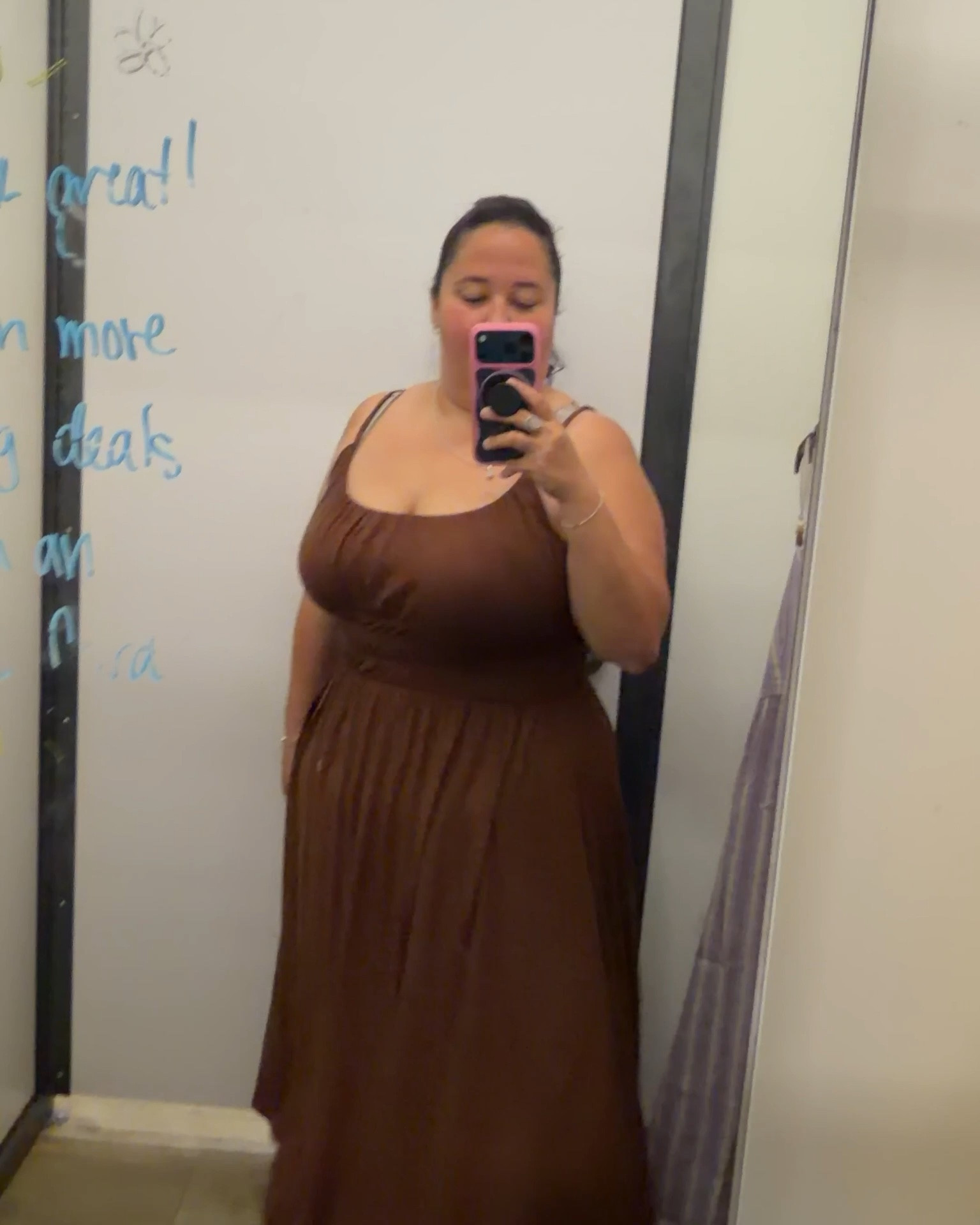 There is nothing like a fit and flare dress dress! This one is comfy, accentuates the waist, has pockets & adjustable straps & for this 5’3 girly, it’s the perfect length! I got it in an XL 🩷

#LTKootd #LTKPlusSize #LTKMidsize