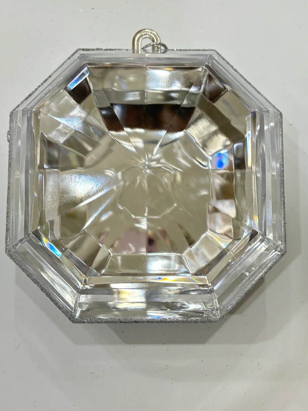 6" Clear Square Cut Gem Ornament, Acrylic Christmas Ornament, Jewel Ornament, Christmas Jewel - E... | Etsy (Global)