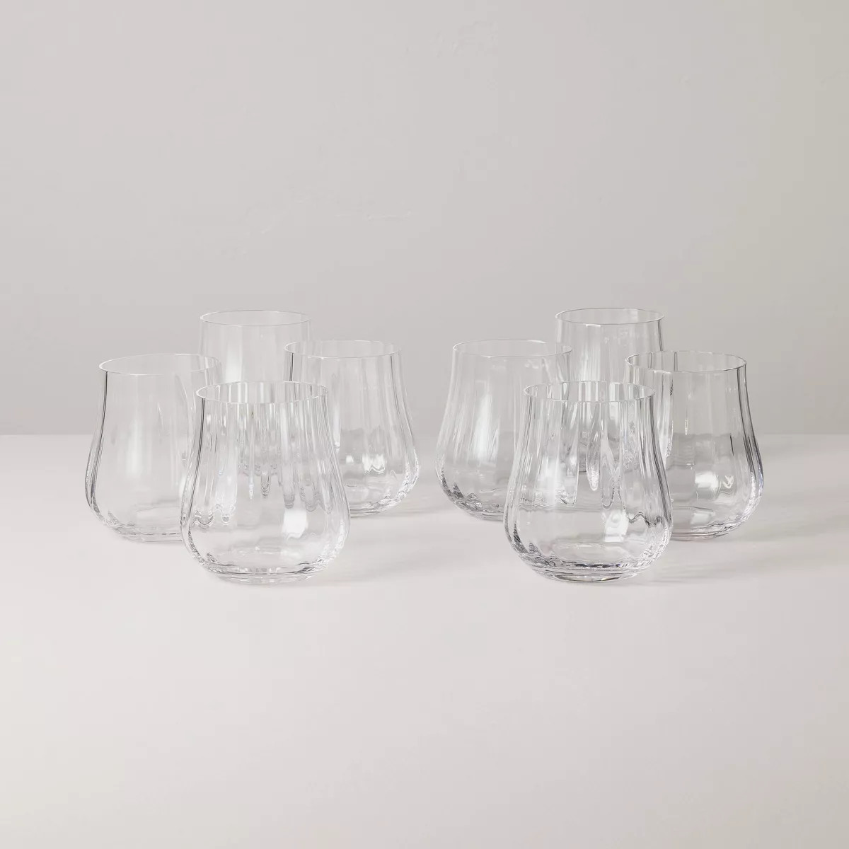 Set of 8 14oz Short Water Glasses - Hearth & Hand™ with Magnolia | Target