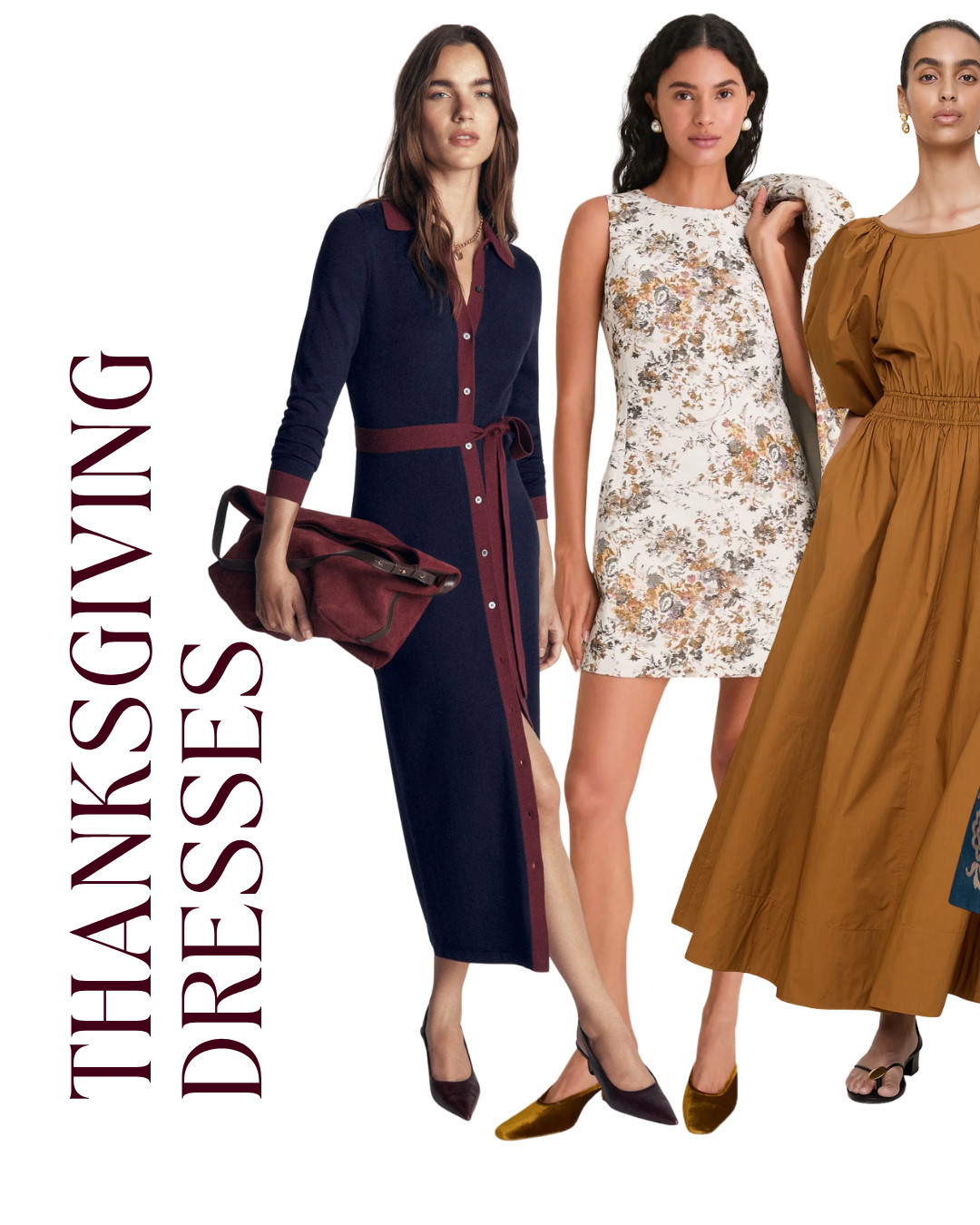 Thanksgiving dresses
🛒everything linked. Comment SHOP and I'll DM the details 💌

[Thanksgiving dresses, fall dresses, holiday outfit, fall dinner outfit, shirt dress, sweater dress,Jacquard floral Sheath Dress, plaid Long-Sleeve Maxi Dress]
#thanksgivingoutfit #falldresses #holidaystyle #whattowearthanksgiving #cozychic 

 