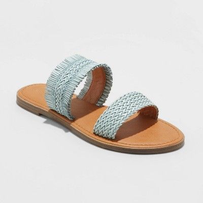 Women's Elizabeth Woven Slide Sandals - Universal Thread™ | Target