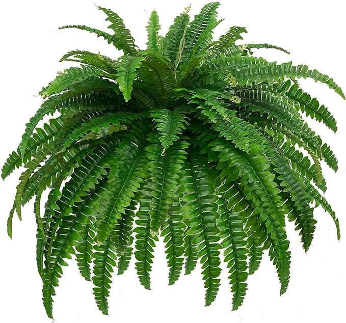 GYERB Large Fake Boston Ferns, 88 Branches Artificial Ferns, Faux Fern Plants for Home, Office, G... | Amazon (US)
