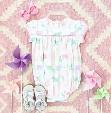 Lions, Tigers, & Bears... oh my! Our Blythe Bubble is perfect for play! Your little lady will look just darling in this little piece. It's pima perfection!

#LTKfamily #LTKbump #LTKbaby
